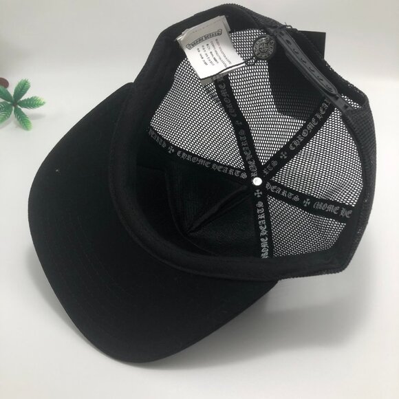 Chrome Hearts black hat with white embroidery - Picture 3 of 6